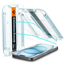 Spigen EZ FIT GLAS.tR iPhone 15 kijelzővédő (AGL06903) (AGL06903) mobiltelefon kellék