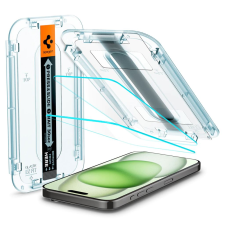 Spigen EZ FIT GLAS.tR iPhone 15 Plus kijelzővédő (AGL06883) (AGL06883) mobiltelefon kellék