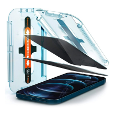 Spigen EZ FIT képernyővédő üveg 2db (2.5D, karcálló, betekintés elleni védelem, 0.2mm, 9H) ÁTLÁTSZÓ Apple iPhone 12 Pro, Apple iPhone 12 mobiltelefon kellék