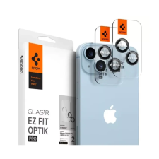 Spigen Ez Fit Optik Pro Apple iPhone 14 Plus kammeravédő fólia - Fekete (2db) mobiltelefon kellék