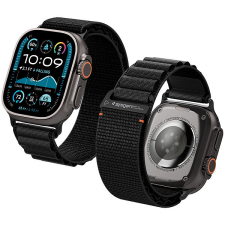 Spigen Fabric Band (hook) Apple Watch 49mm/46mm/45mm/44mm Black okosóra kellék