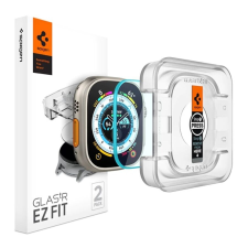 Spigen Glas.tR EZ Fit Apple Watch Ultra (49mm) tempered kijelzővédő fólia (2db) okosóra kellék