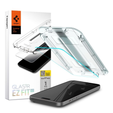 Spigen Glas.tR EZ Fit HD Apple iPhone 15 Plus, Tempered kijelzővédő fólia mobiltelefon kellék