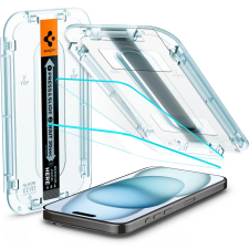 Spigen GLAS.tR EZ Fit Kijelzővédő iPhone 15 2db mobiltelefon kellék