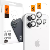Spigen Glas.tR EZ Fit Optik Pro Apple iPhone 16 Plus / 16 Tempered kameravédő fólia, Crystal Clear/átlátszó (2db) (8809971233828-AGL08531)