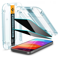 Spigen GLAS.tR EZ Fit Privacy Kijelzővédő iPhone 15 Plus 2db mobiltelefon kellék