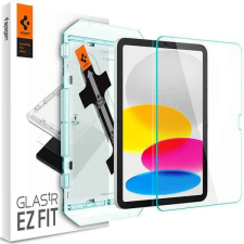 Spigen Glas.TR iPad 10.9 2022 &quot;EZ FIT&quot; szerelőkeret + edzett üveg kijelzővédő fólia tablet kellék