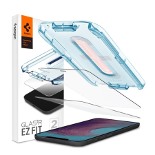 Spigen Glas.tR SLIM EZ Fit  Apple iPhone 12 Pro Max Tempered kijelzővédő fólia (2db) mobiltelefon kellék