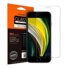 Spigen "Glas.tR SLIM HD" Apple iPhone SE (2020) Tempered kijelzővédő fólia mobiltelefon kellék