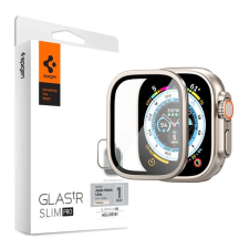 Spigen Glas.tR Slim Pro Apple Watch Ultra (49mm) tempered kijelzővédő fólia, titánium okosóra kellék