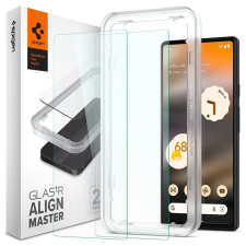 Spigen Glass AlignMaster 2 Pack, clear – Google Pixel 6a, AGL04695 mobiltelefon kellék
