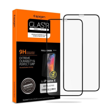  Spigen Glass FC Apple iPhone 11 Pro / Xs/X Tempered kijelzővédő fólia 2db mobiltelefon kellék