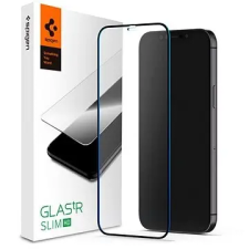 Spigen Glass FC Black HD 1 Pack iPhone 12 mini üvegfólia mobiltelefon kellék