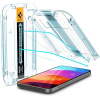 Spigen Glass tR EZ Fit 2 Pack Transparency iPhone 15 Plus üvegfólia