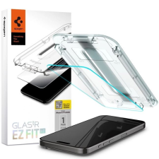 Spigen Glass tR EZ Fit HD iPhone 15 Pro edzett üveg kijelzővédő (AGL06898) mobiltelefon kellék