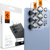 Spigen Glass tR EZ Fit Optik Pro HD Samsung Galaxy S25 Ultra kameralencse védő üveg - Fekete (2db) (8809971239158-AGL09084)