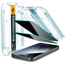 Spigen Glass tR EZ Fit (Privacy) 2 Pack Transparency iPhone 15 Pro mobiltelefon kellék