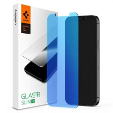Spigen GlastR Slim HD Anti Blue kijelzővédő üveg iPhone 12 Mini mobiltelefon kellék