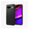 Spigen Google Pixel 8 Pro, Szilikon tok, Spigen Core Armor, karbon minta, fekete