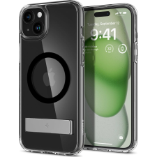 Spigen iPhone 15 Plus Case Ultra Hybrid S MagSafe (MagFit) Black (ACS06666) tok és táska