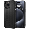 Spigen iPhone 15 Pro Max (6.7") hátlap tok, TPU tok, fekete, Spigen Liquid Air