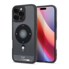 Spigen iPhone 16 Pro SPIGEN ULTRA HYBRID MAG műanyag telefonvédő ütésállóság, MagSafe, FEKETE tok és táska