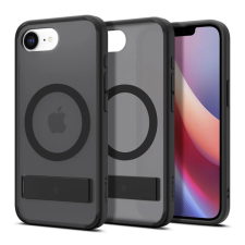 Spigen iPhone 16e SPIGEN ULTRA HYBRID S műanyag telefonvédő ütésállóság, MagSafe, FEKETE tok és táska