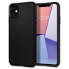 Spigen Liquid Air Apple iPhone 11 Matte Black tok, fekete