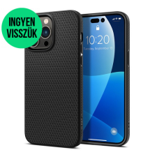 Spigen Liquid Air Apple iPhone 14 Pro Max Matte Black tok, fekete tok és táska
