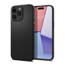 Spigen Liquid Air Apple iPhone 15 Pro tok, Matte Black, fekete tok és táska