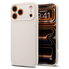 Spigen Liquid Air Apple iPhone 17 Pro Max tok, Natural Titanium, bézs tok és táska