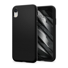 Spigen Liquid Air Apple iPhone XR Matte Black tok, fekete tok és táska