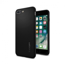 Spigen Liquid Air Armor telefontok iPhone 8 Plus / 7 Plus fekete tok telefontok hátlap tok és táska