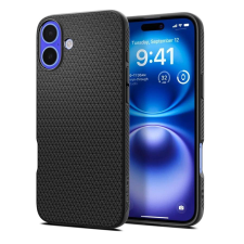 Spigen LIQUID AIR iPhone 16 készülékhez tok matt fekete tok és táska
