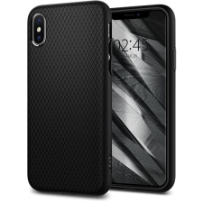 Spigen Liquid Air iPhone XS/X fekete tok tok és táska