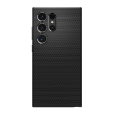 Spigen Liquid Air Samsung Galaxy S24 Ultra tok, Matte Black, fekete tok és táska