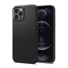 Spigen liquid air szilikon telefonvédő (ütésállóság, légpárnás sarok, rombusz) fekete acs01701 tok és táska