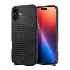 Spigen liquid air szilikon telefonvédő (ütésállóság, légpárnás sarok, rombusz) fekete acs08066 tok és táska