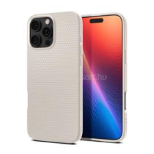Spigen LIQUID AIR szilikon telefonvédő (ütésállóság, légpárnás sarok, rombusz) BÉZS (ACS07991) tok és táska