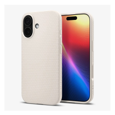 Spigen LIQUID AIR szilikon telefonvédő (ütésállóság, légpárnás sarok, rombusz) BÉZS Apple iPhone 17 tok és táska