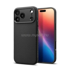 Spigen LIQUID AIR szilikon telefonvédő (ütésállóság, légpárnás sarok, rombusz) FEKETE (ACS09942) tok és táska