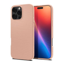 Spigen LIQUID AIR szilikon telefonvédő (ütésállóság. légpárnás sarok. rombusz) ROZÉARANY tok és táska
