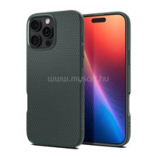 Spigen LIQUID AIR szilikon telefonvédő (ütésállóság, légpárnás sarok, rombusz) SÖTÉTZÖLD (ACS07990) tok és táska
