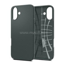 Spigen LIQUID AIR szilikon telefonvédő (ütésállóság, légpárnás sarok, rombusz) SÖTÉTZÖLD (ACS08196) tok és táska
