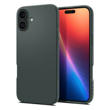 Spigen Liquid Air tok iPhone 16 - sötétzöld tok és táska