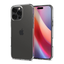 Spigen LIQUID CRYSTAL szilikon telefonvédő (ütésállóság, légpárnás sarok) ÁTLÁTSZÓ Apple iPhone 16 Pro tok és táska