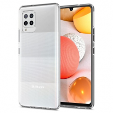 Spigen Liquid Crystal szilikon tok Samsung Galaxy A42 5G, átlátszó tok és táska