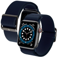 Spigen Lite Fit Apple Watch 44/42mm szövet szíj, kék okosóra kellék