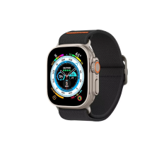 Spigen Lite Fit Apple Watch Ultra Szövet Szíj 49mm - Fekete (AMP05983) okosóra kellék