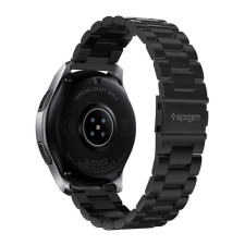 Spigen MODERN FIT pótszíj (univerzális, 22 mm fém, állítható) FEKETE Samsung Galaxy Watch 46mm (SM-R800N), Huawei Watch GT 2e 46mm, Realme Watch 2 Pro, Realme Watch S, Realme Watch S Pro, Huawe okosóra kellék